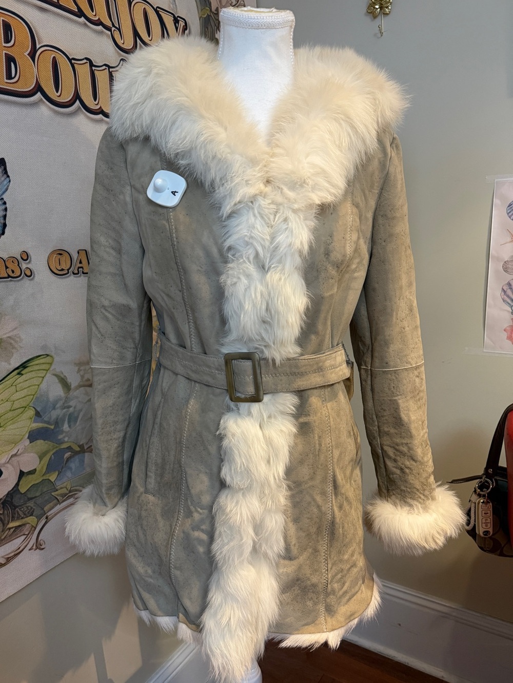 Goat Fur Leather Jacket